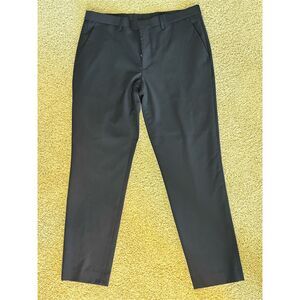 Express Men's Black Dress Pants Size 33x30 Business Sleek Design